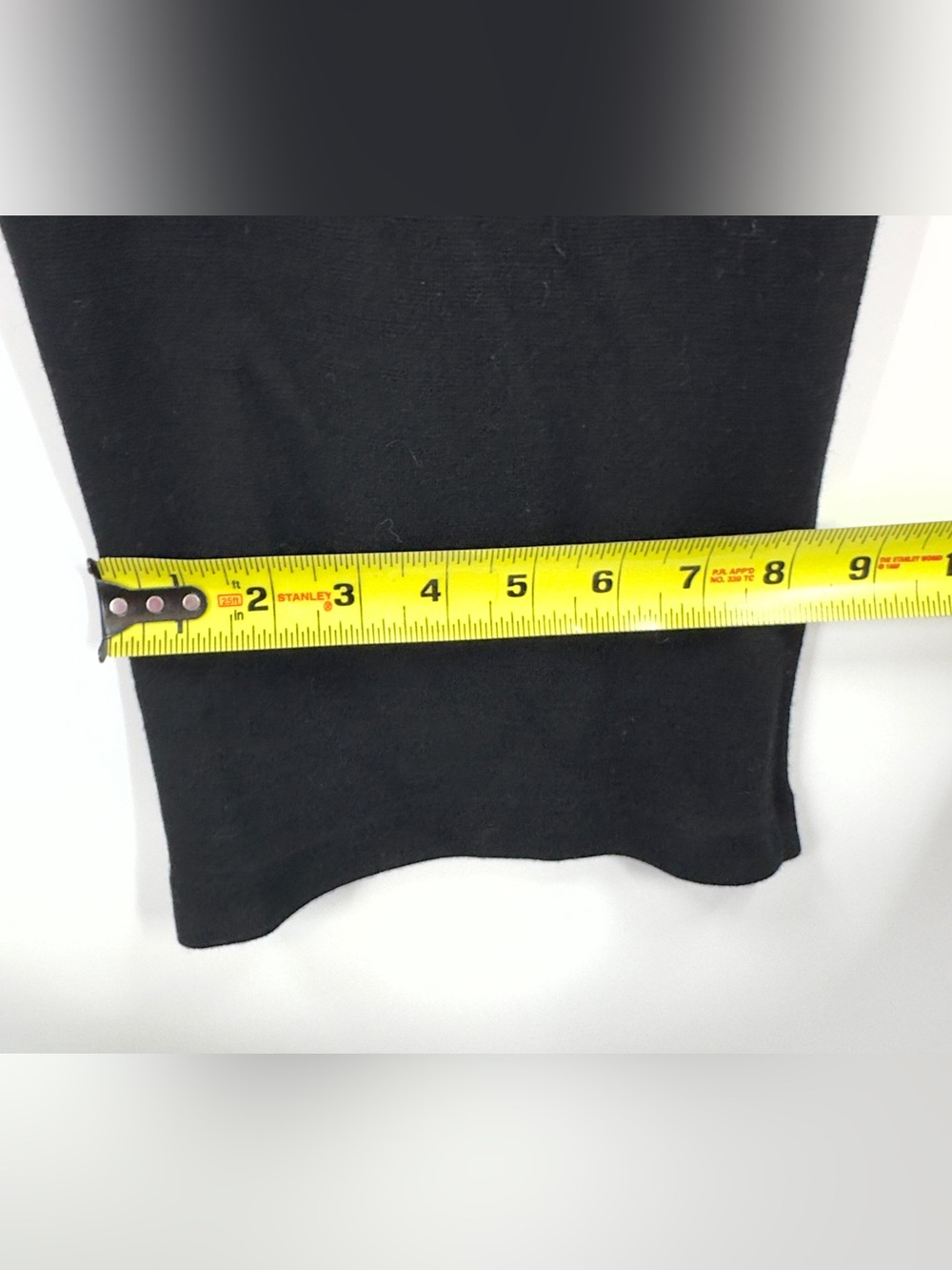 Eileen Fisher Wool Blend Pants Size Medium Pull On Capsule Quiet Luxury Black - Picture 9 of 9